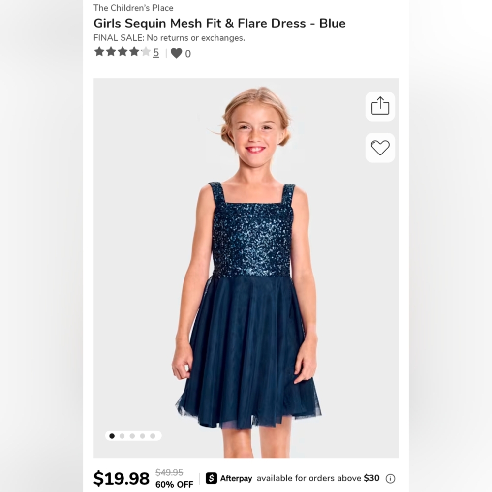 Girls Sequin Dress +$5 Dunkin Gift Card BONUS🎁 Mesh Fit + Flare